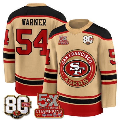 SF 4X Champs Hockey Jersey - Stitched