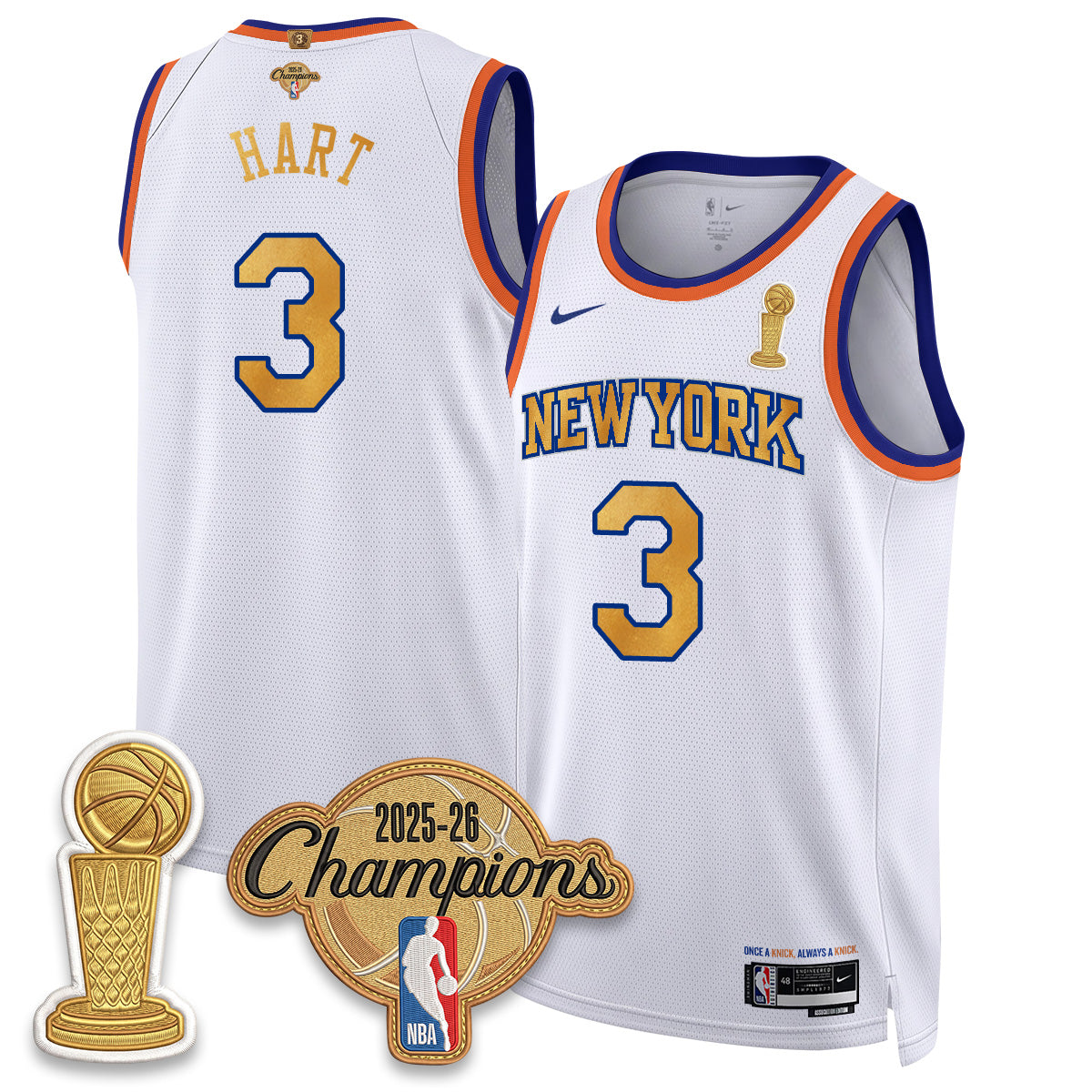 NYK Champions Night Vapor Jersey - Stitched