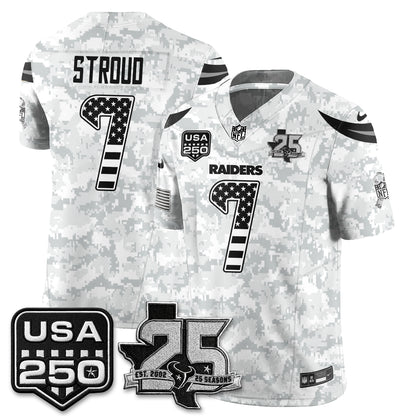 Houston Texans 2026 Salute to Service Edition Vapor Jersey - Stitched