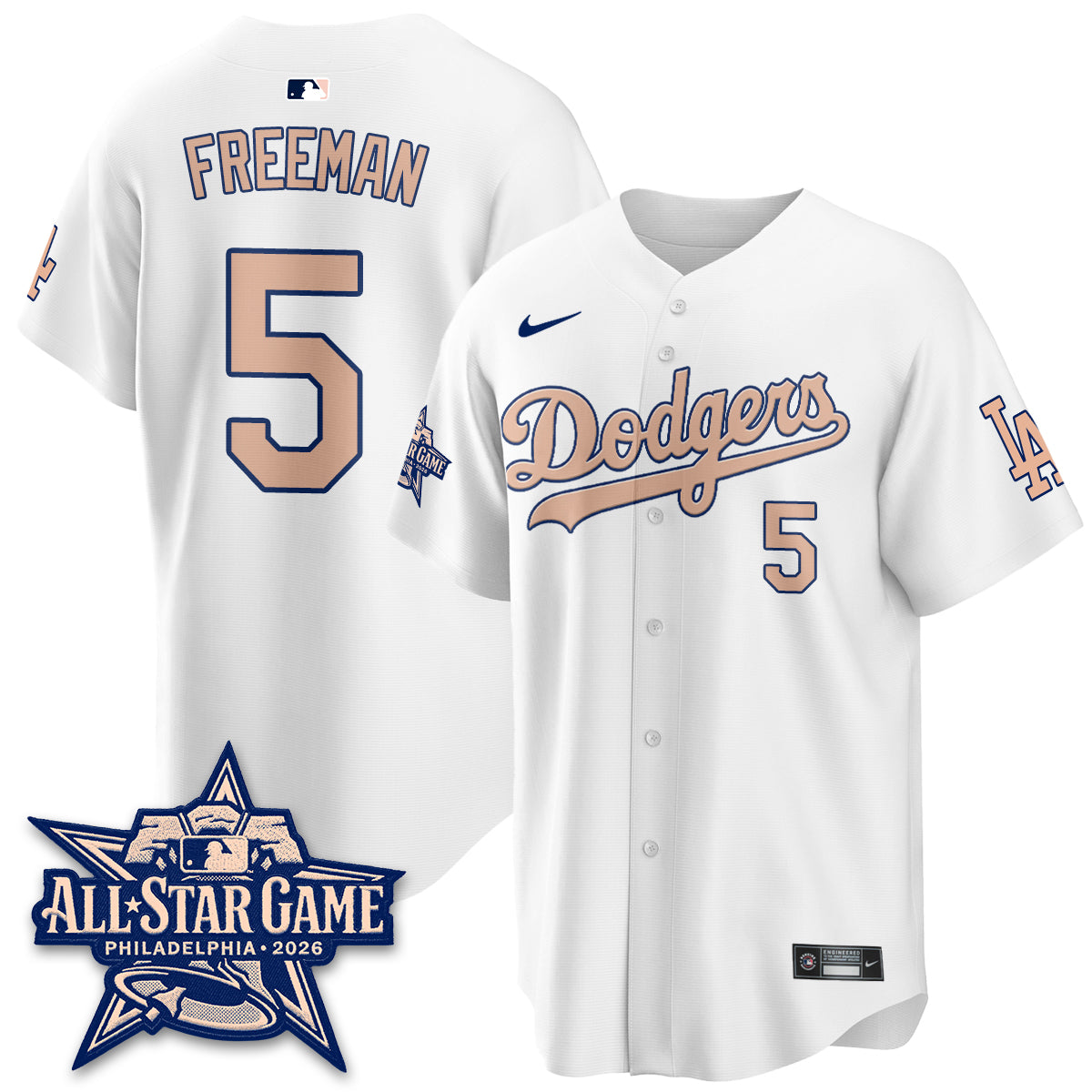 Los Angeles Dodgers All Star Game 2026 Vapor Jersey - Stitched