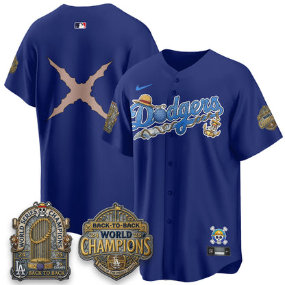 LAD x OP Japanese Cartoon Vapor Limited Jersey - Printed
