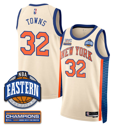 NYK 2026 NBA Eastern Conference Champions City Connect Jersey - Stitched