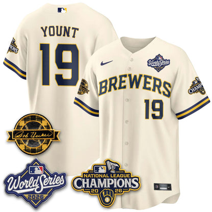 MIL 2026 NL Champions - Uecker Patch Navy Limited Edition - Stitched N1