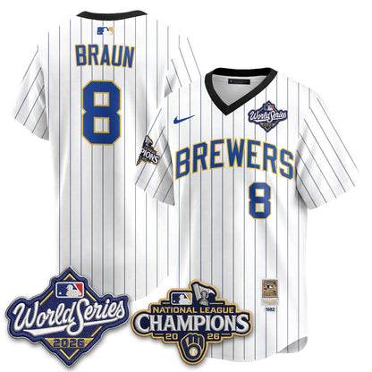 MIL 2026 NL Champions Throwback Jersey - Stitched