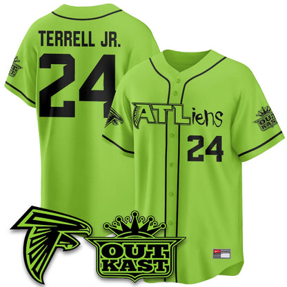 ATL 30th Anniversary ATLiens Baseball Vapor Jersey - Stitched