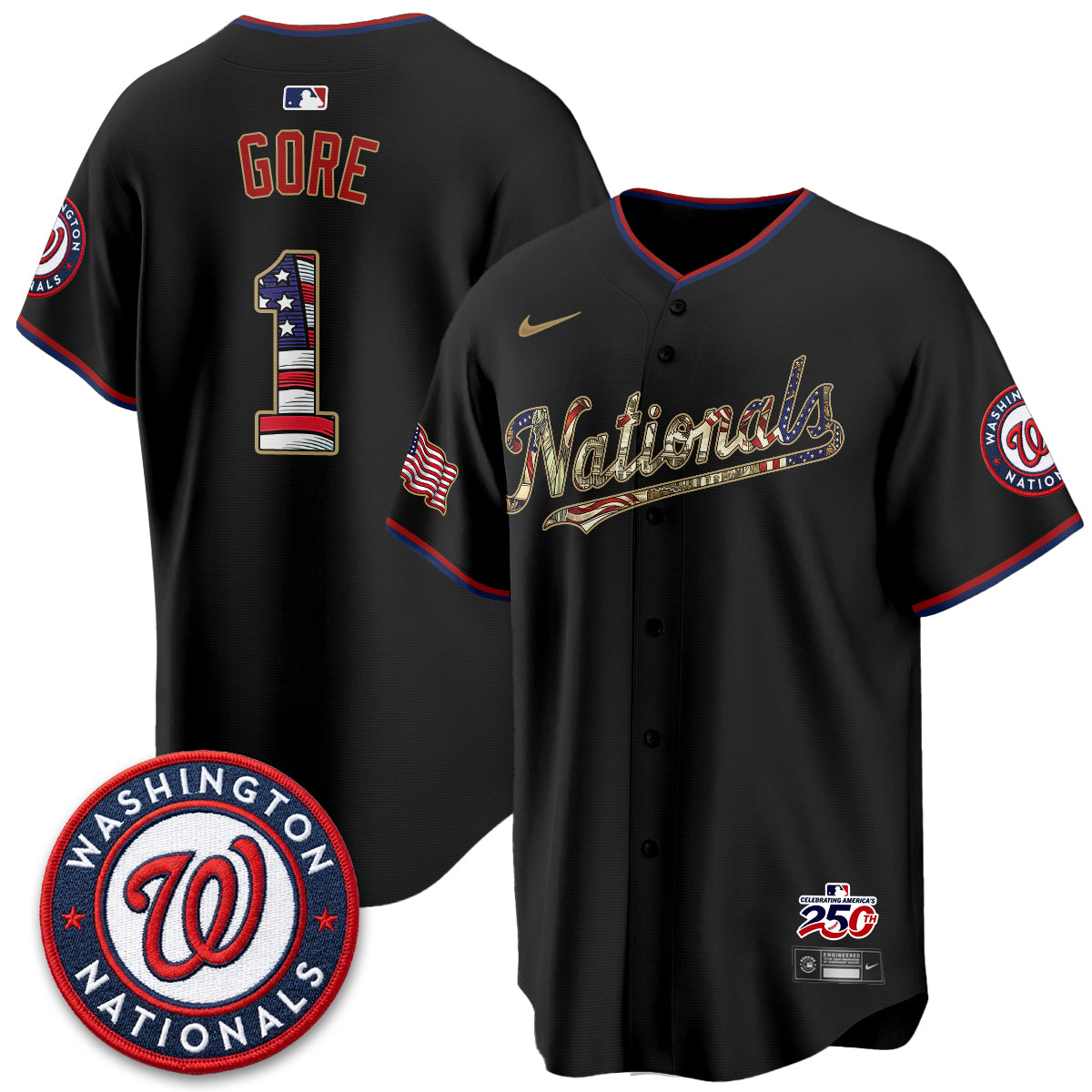 WSH 2026 Independence Day USA Vapor Jersey - Stitched