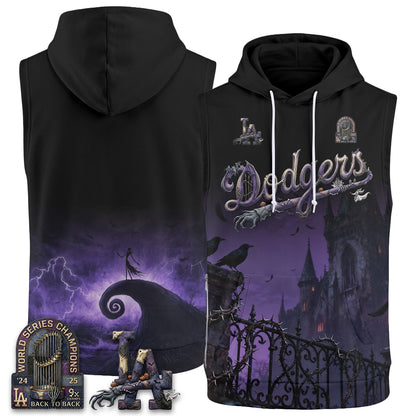 LAD Nightmare Edition Sleeveless Hoodie Tank Top - Printed