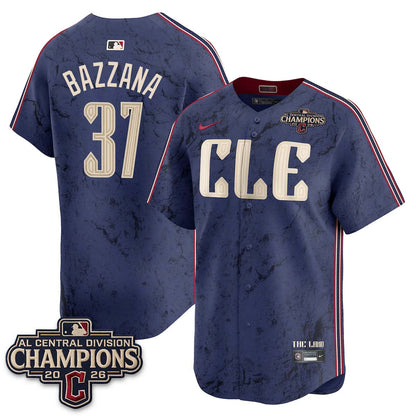 CLE 2026 AL Central Champs Vapor Jersey - Stitched
