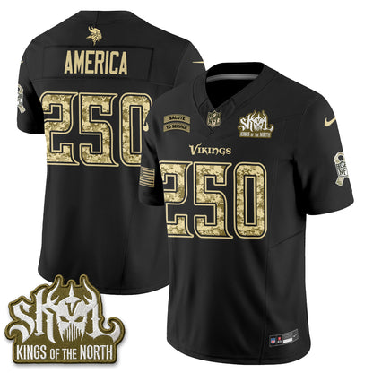 MIN 2026 Salute to Service V2 Vapor Jersey - Stitched