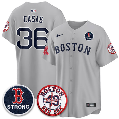 BOS Tim Wakefield Memorial Patch Vaper Premier Limited Jersey - All Stitched V2
