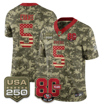 SF 2026 Salute to Service Edition Vapor Jersey - Stitched