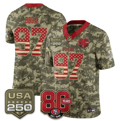 SF 2026 Salute to Service Edition Vapor Jersey - Stitched