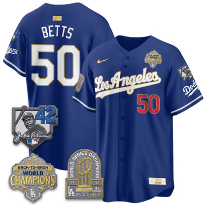 LAD 2026 New Era Gold Collection Vapor Limited Jersey - B2B Champs - All Stitched