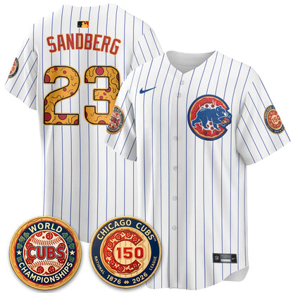 Chicago Cubs Deep Dish Pizza Vapor Limited Jersey - Stitched
