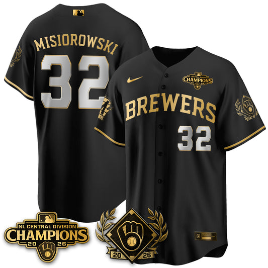 MIL 2026 NL Division Champs Black Gold Edition - Stitched