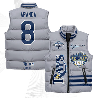 TB "Devil Rays" Puffer Vest - Printed