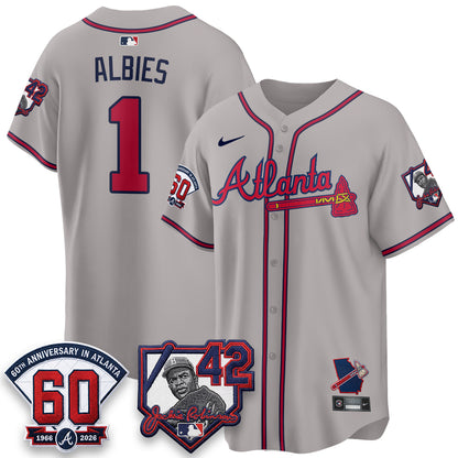 ATL 2026 Jackie Robinson Day Vapor Limited Red Jersey - All Stitched