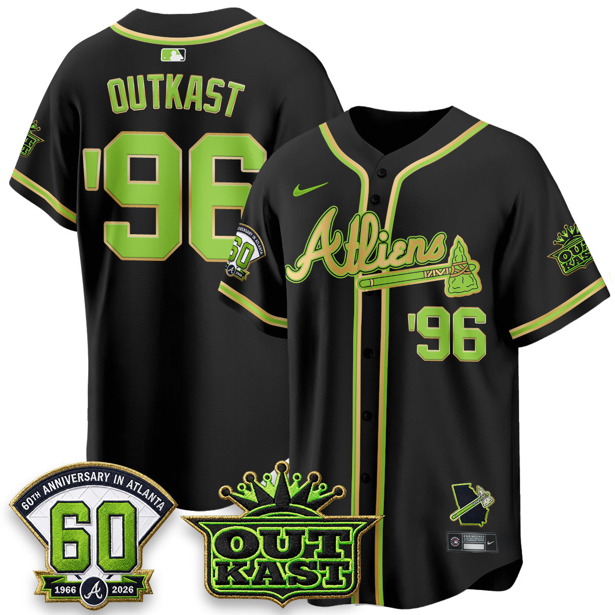 ATL x Outkast Atliens Vapor Jersey - Stitched