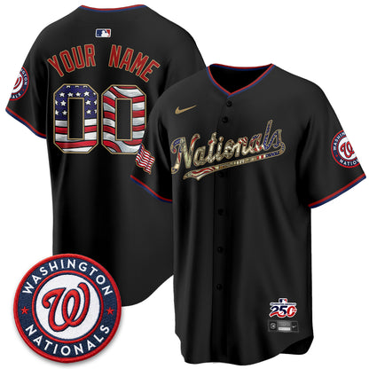 WSH 2026 Independence Day USA Vapor Custom Jersey - Stitched
