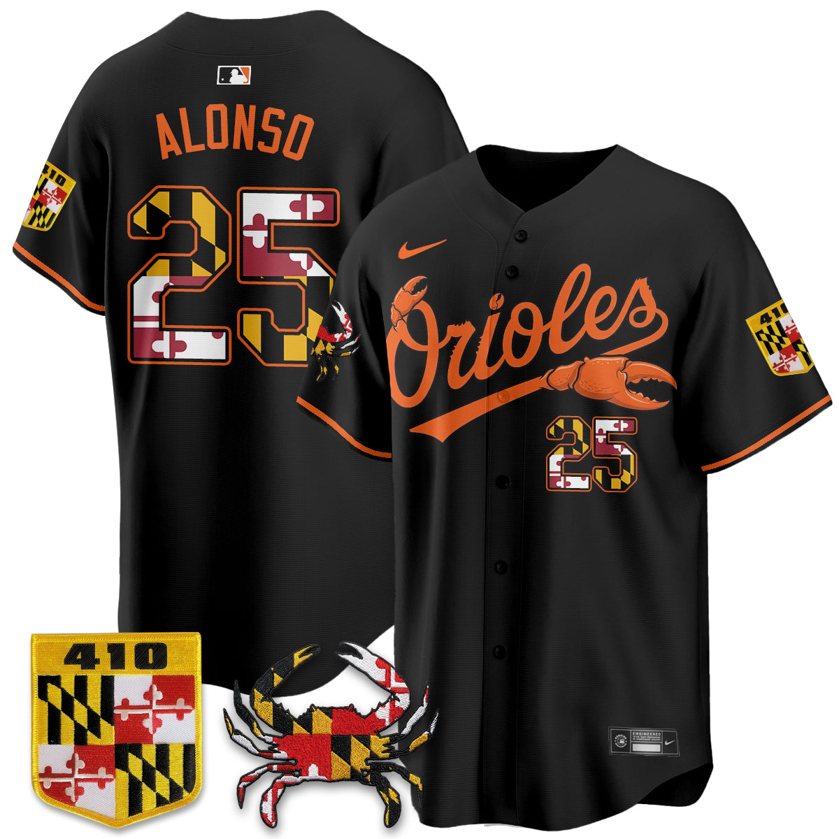 BAL Crab x Maryland Vapor Limited Jersey - Stitched