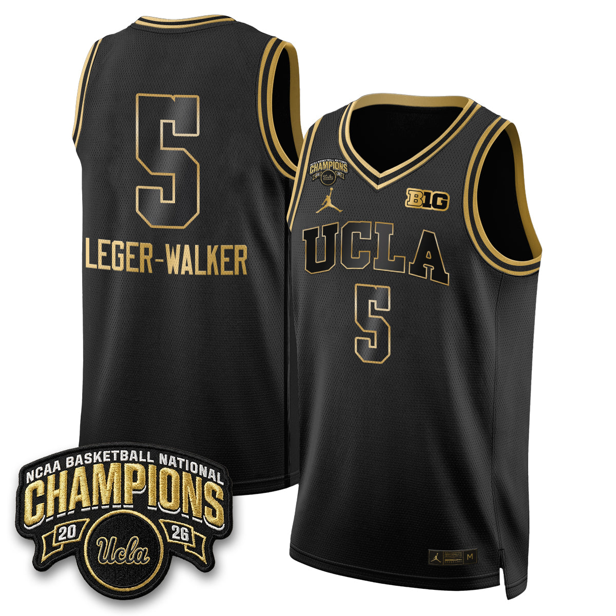 UCLA Women's Basketball Champion 2026 Limited Jersey -  All Stitched