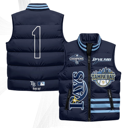 TB "Devil Rays" Puffer Vest - Printed