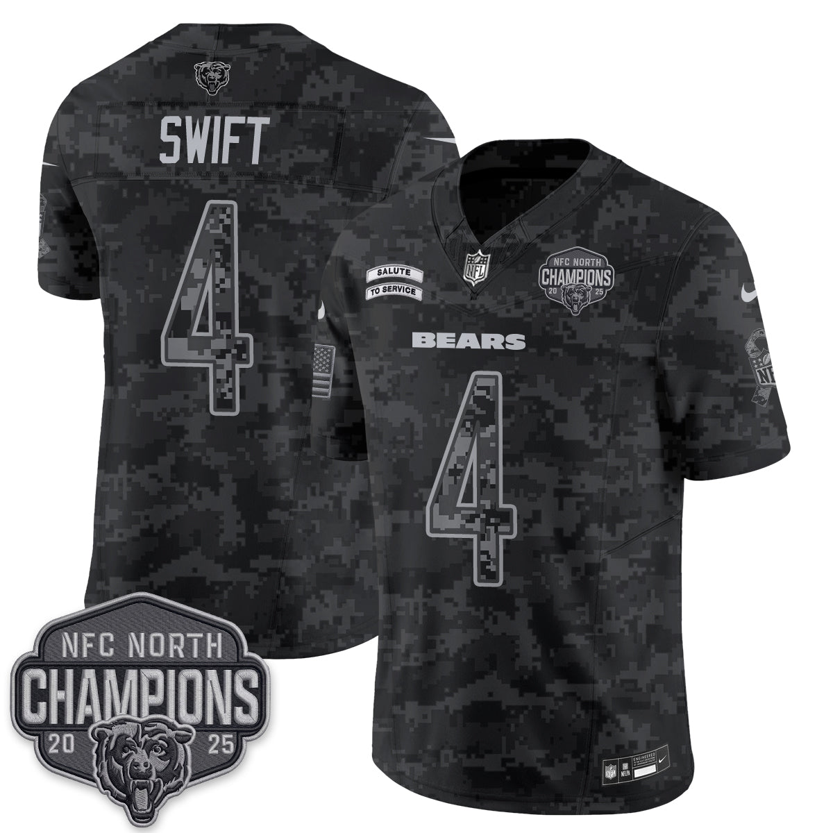CHI 2026 Salute to Service V2 Vapor Jersey - Stitched