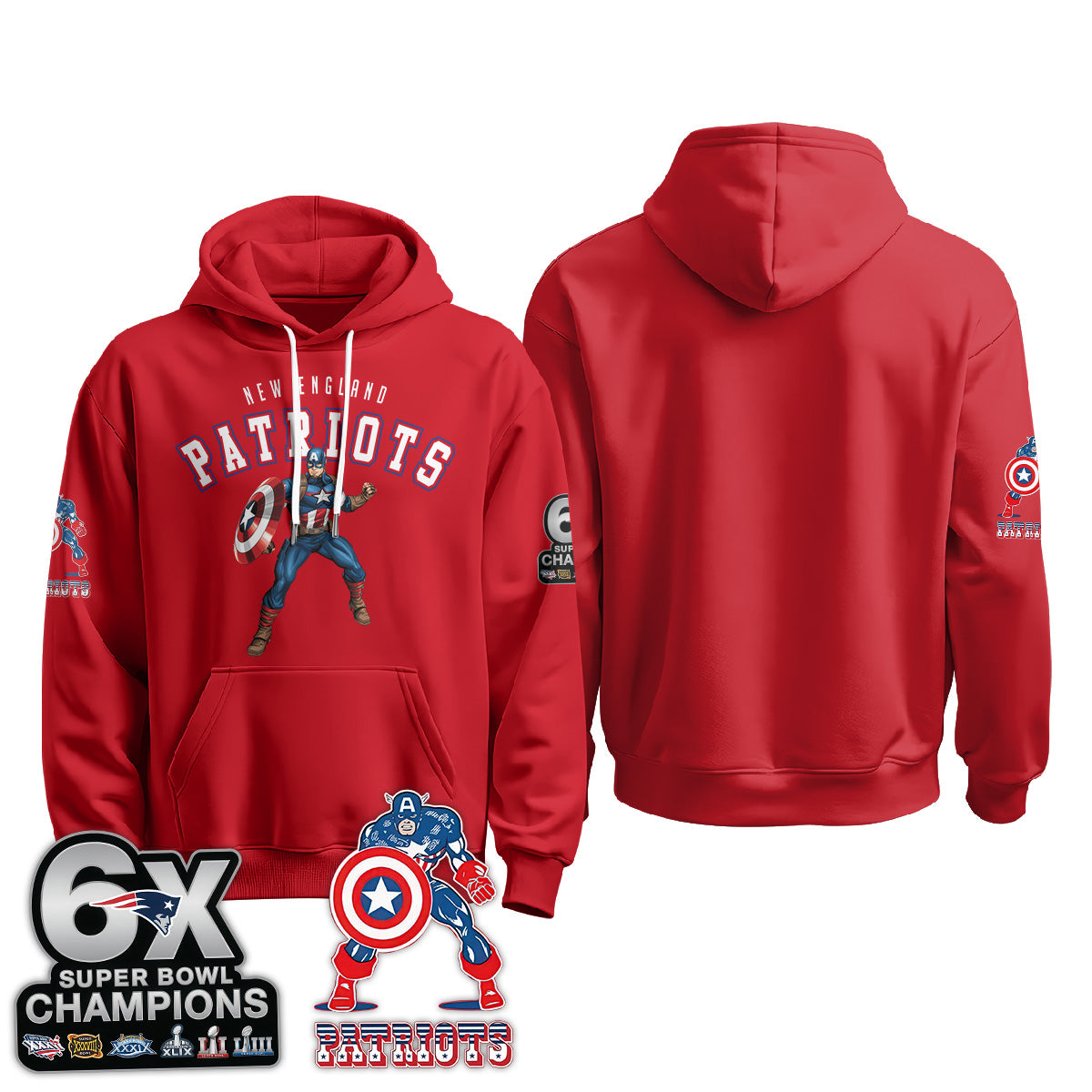 NE x Liberty Guardian Edition Pullover Hoodie V1 - Printed