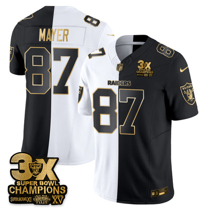 Las Vegas Raiders Split Edition Vapor Jersey - Stitched