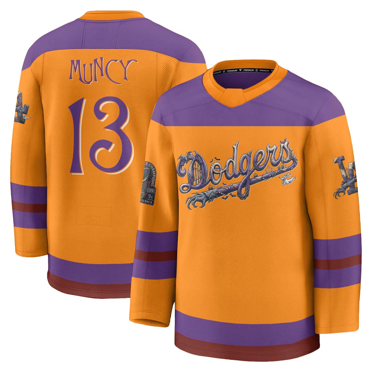 LAD Nightmare Halloween Edition Hockey Jersey - Printed