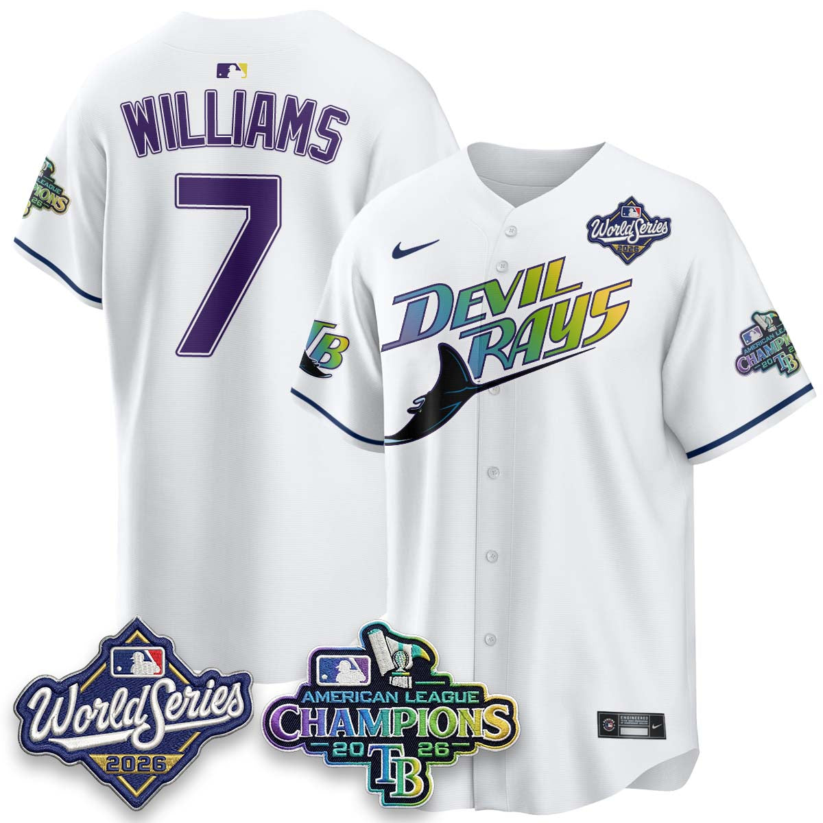 TB 2026 AL Champions Limited White Edition - Stitched
