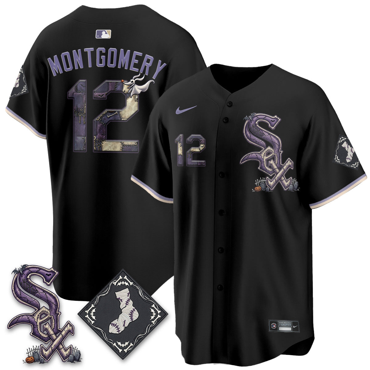 Chicago White Sox Nightmare Edition Vapor Jersey - Stitched