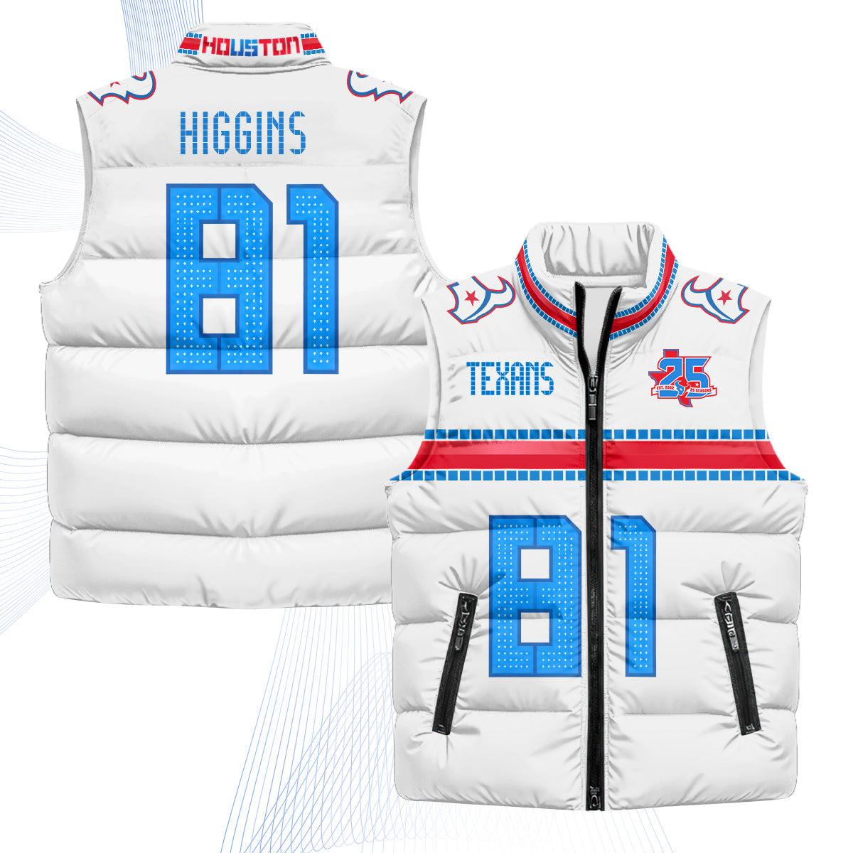 HOU 2026 Rivalries Puffer Vest - Printed