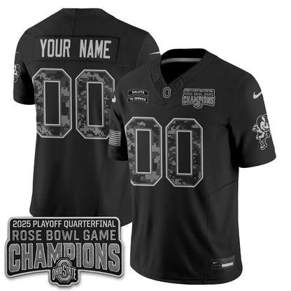OSU 2026 Salute to Service Vapor Custom Jersey - Stitched