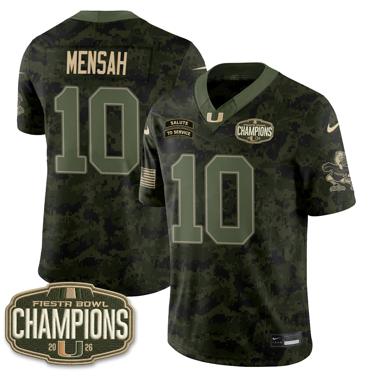 MIA 2026 Salute to Service Vapor Jersey - Stitched