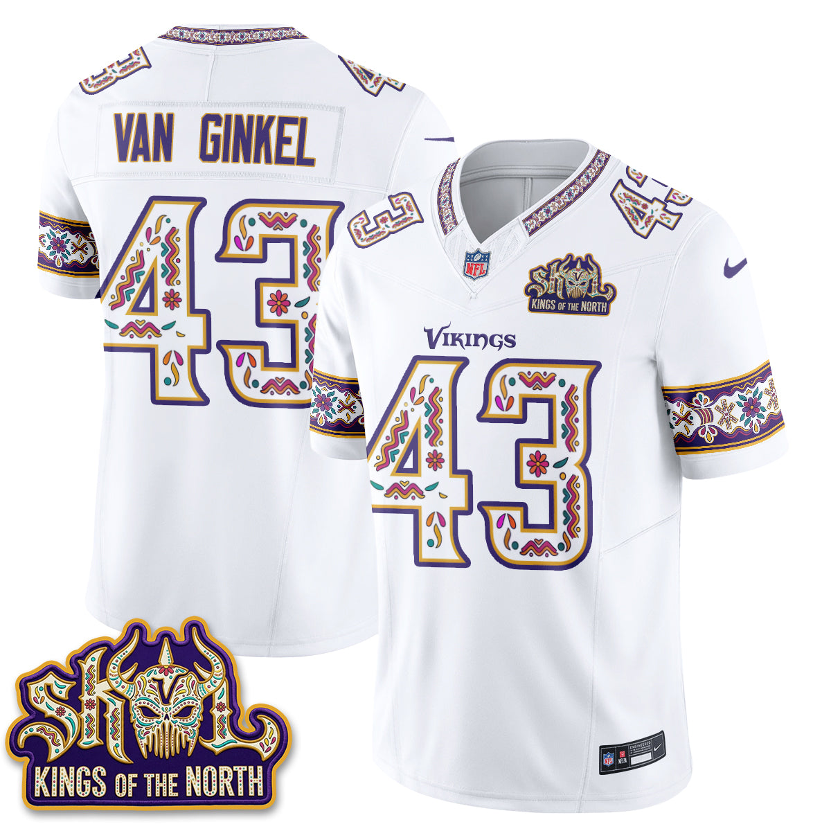 Minnesota Vikings  Latino Heritage Month Vapor Jersey - Stitched