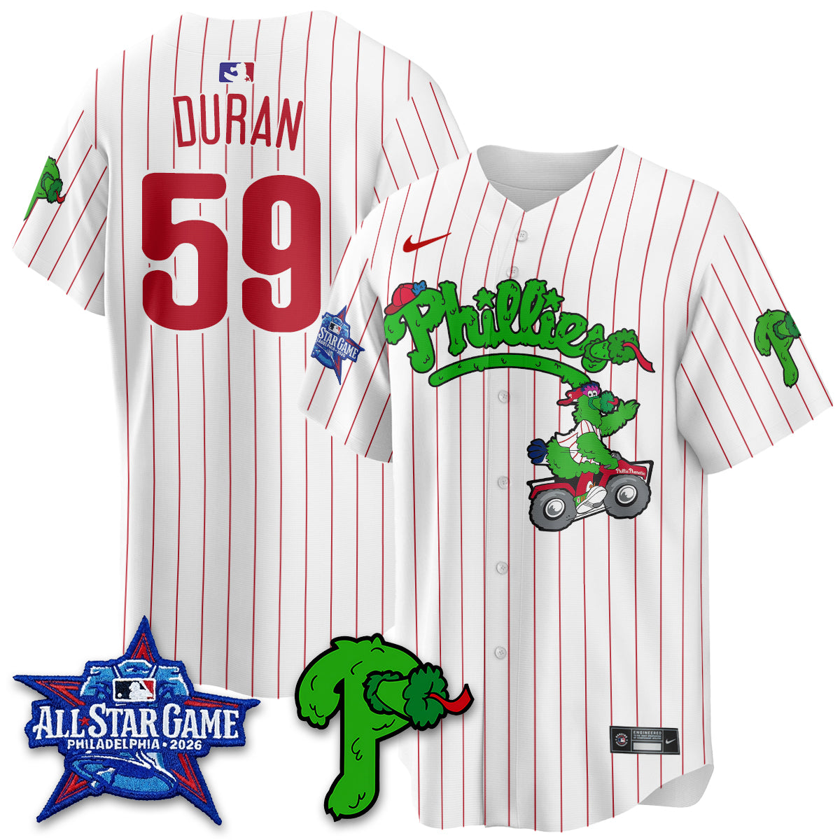 Philadelphia Phillies Phanatic Vapor Limited Jersey V2- Stitched