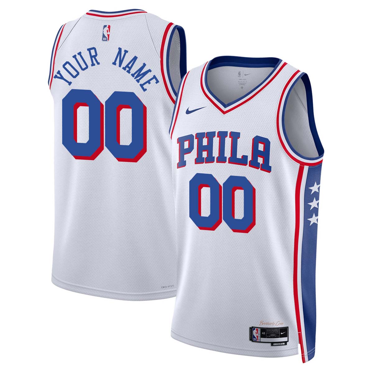 PHI Superteam Custom Vapor Jersey - Stitched