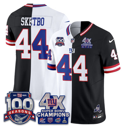 NYG 4X SBowl Split Limited Edition - Stitched (2)
