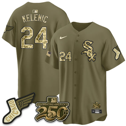 Chicago White Sox Salute to Service 2026 Vapor Limited Jersey - Stitched