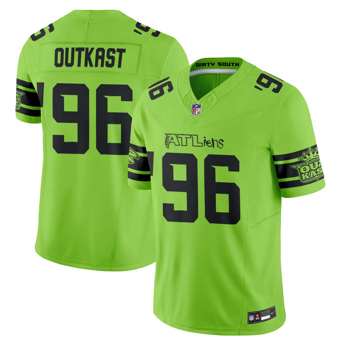 ATL 30th Anniversary ATLiens Vapor Jersey - Stitched
