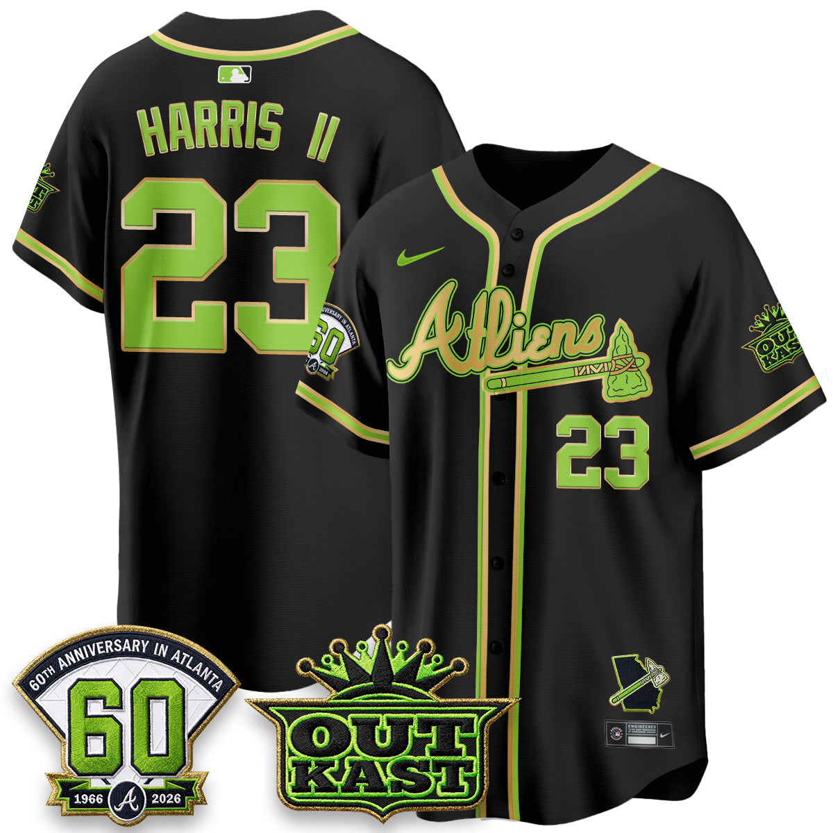ATL x Outkast Atliens Vapor Jersey - Stitched
