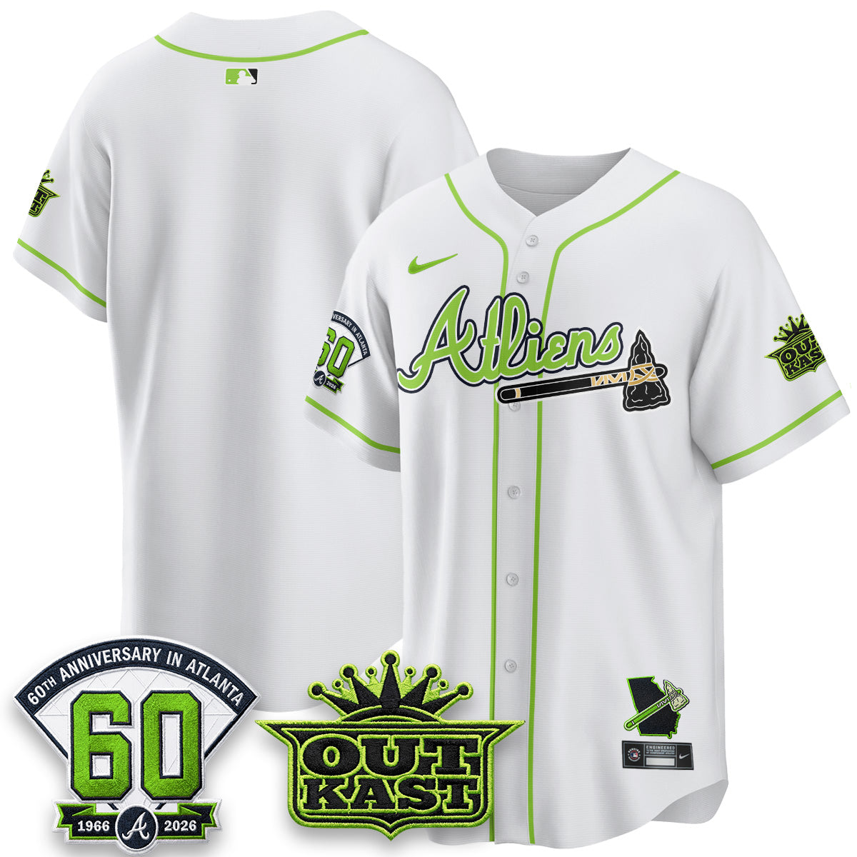 ATL x Outkast Atliens Vapor Jersey - Stitched