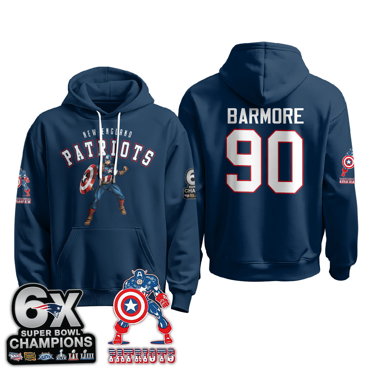 NE x Liberty Guardian Edition Pullover Hoodie V1 - Printed