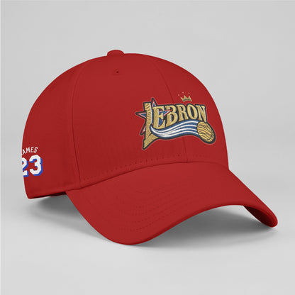 Philadelphia 76ers LeBron James #23 Baseball Cap - Embroidered