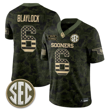 OU 2026 Salute to Service Vapor Jersey - Stitched