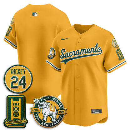 OAK 2026 Alternate Sacramento - Celebrating 125 Years -  Limited Vapor Green Jersey - All Stitched