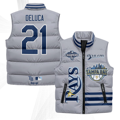 TB "Devil Rays" Puffer Vest - Printed