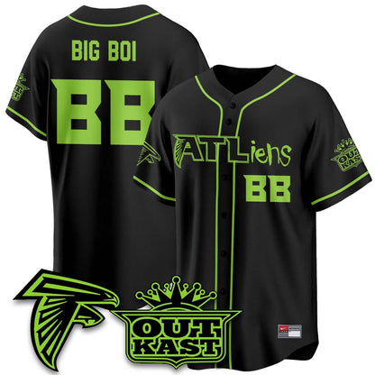 ATL 30th Anniversary ATLiens Baseball Vapor Jersey - Stitched