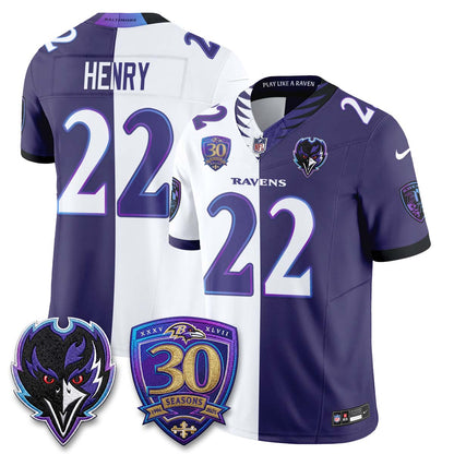 Baltimore Ravens The Next Flight Split Vapor Jersey - Stitched